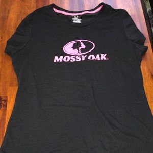 Pink & Black Mossy Oak Tee